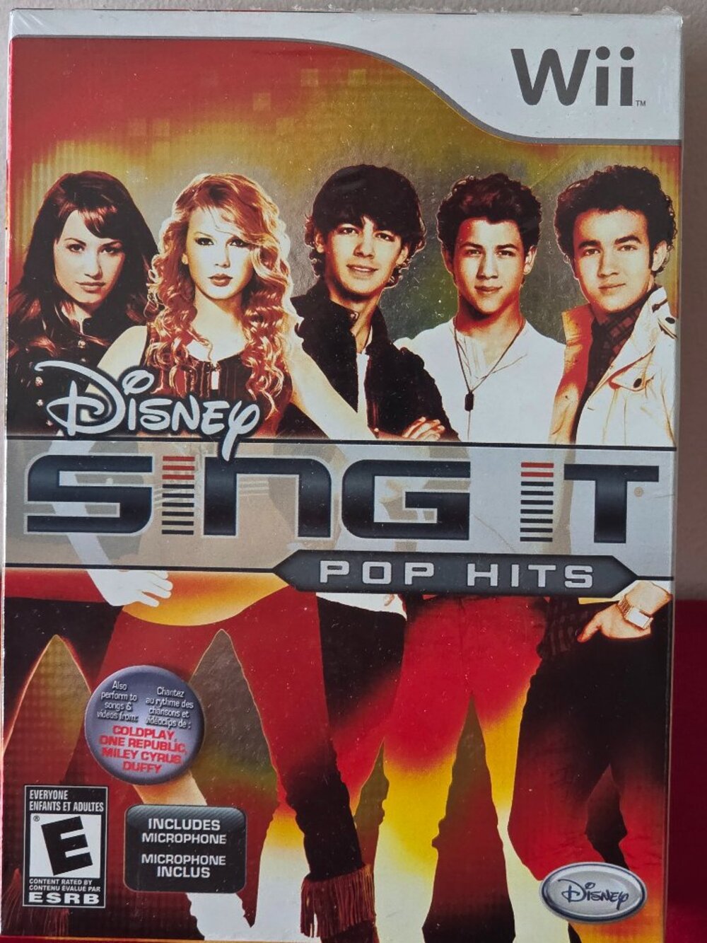 2009 Wii, DISNEY'S, SING IT, POP HITS KARAOKE GAME, STILL SEALED!!!